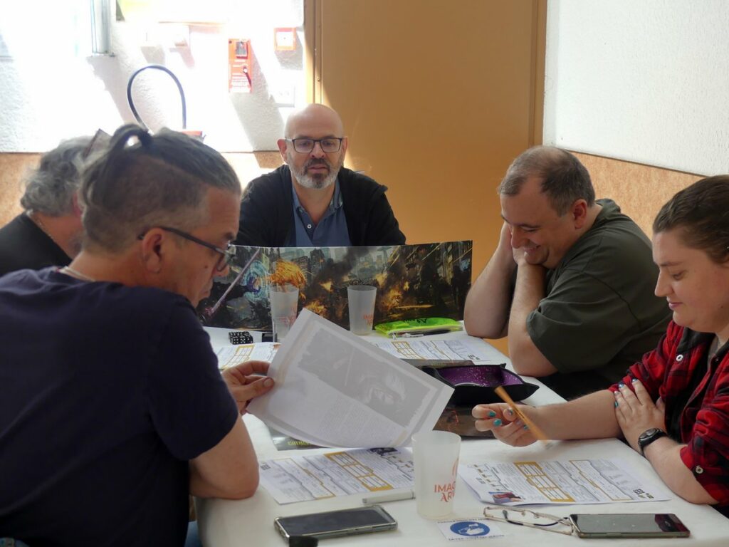 Une partie de Shadowrun avc David